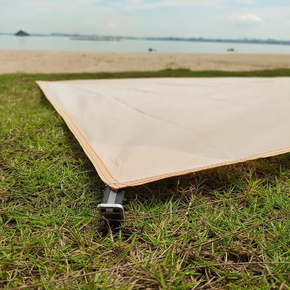 Ultralight Pocket Size Waterproof Tent Ground Sheet With Stakes