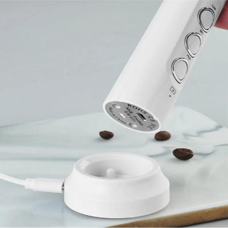 3 In 1 High Speed USB Rechargeable Milk Frother