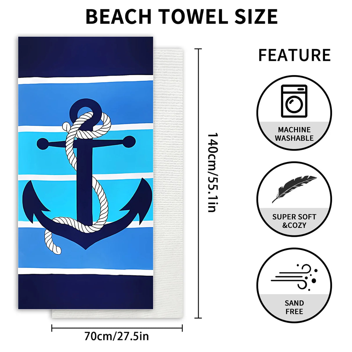 Microfiber Beach Towels For Quick-Drying