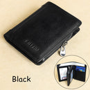 Men's Genuine Leather Rfid Protection Wallets.