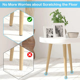 131PCS Round/Square Adhesive Felt Furniture Leg Pads