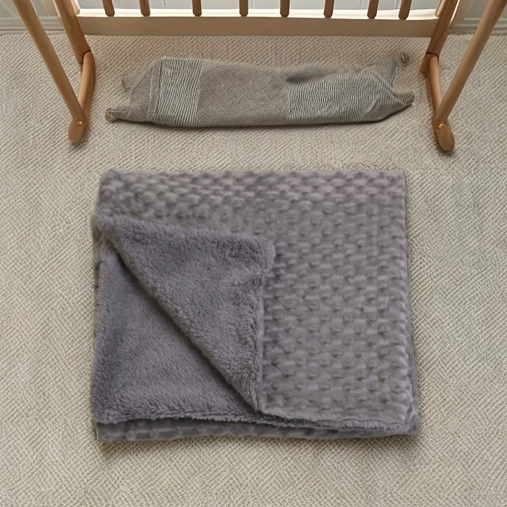 75*100cm Newborn Baby Soft Warm Velvet Blanket
