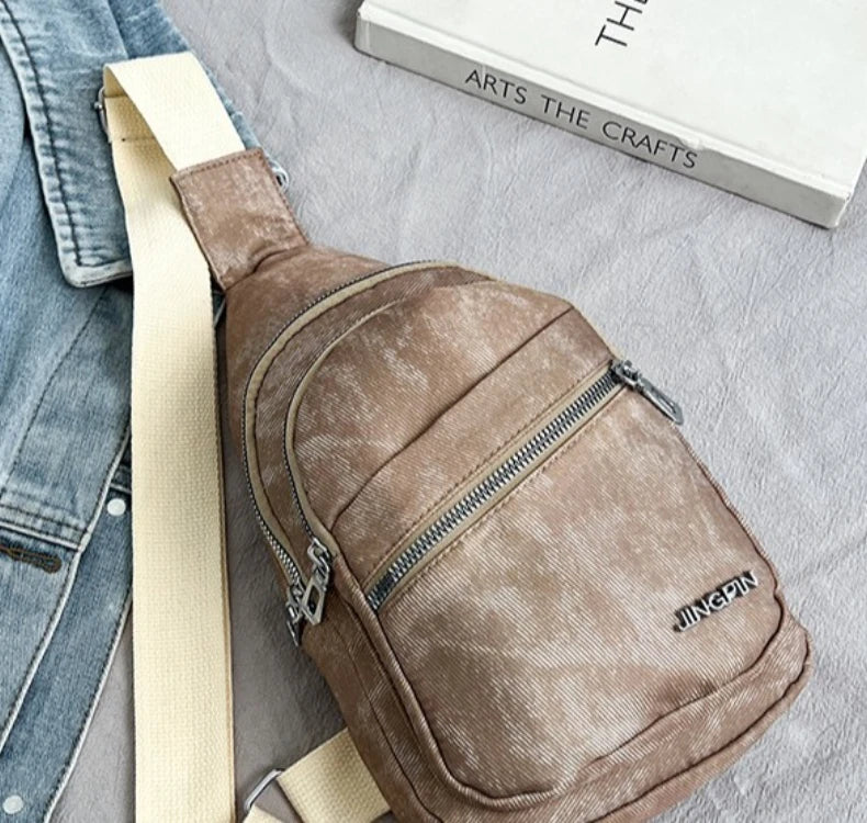 Soft Leather Casual Crossbody Shoulder Bag