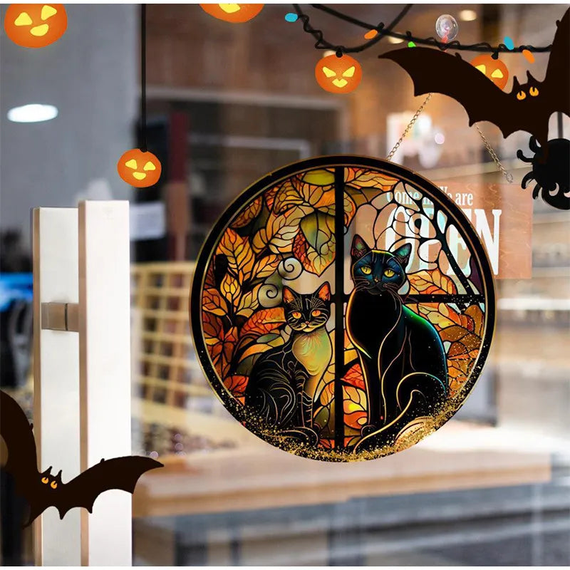 Halloween PVC Static Window Stickers.