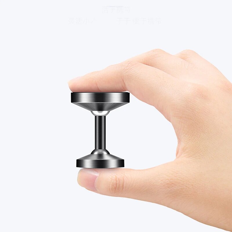 Double-sided Magnetic Universal Phone Holder.  Attaches to All Metal Surfaces.