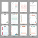 Dry Erase Magnetic Daily, Weekly, OR Monthly Whiteboard Planner For The Refrigerators.