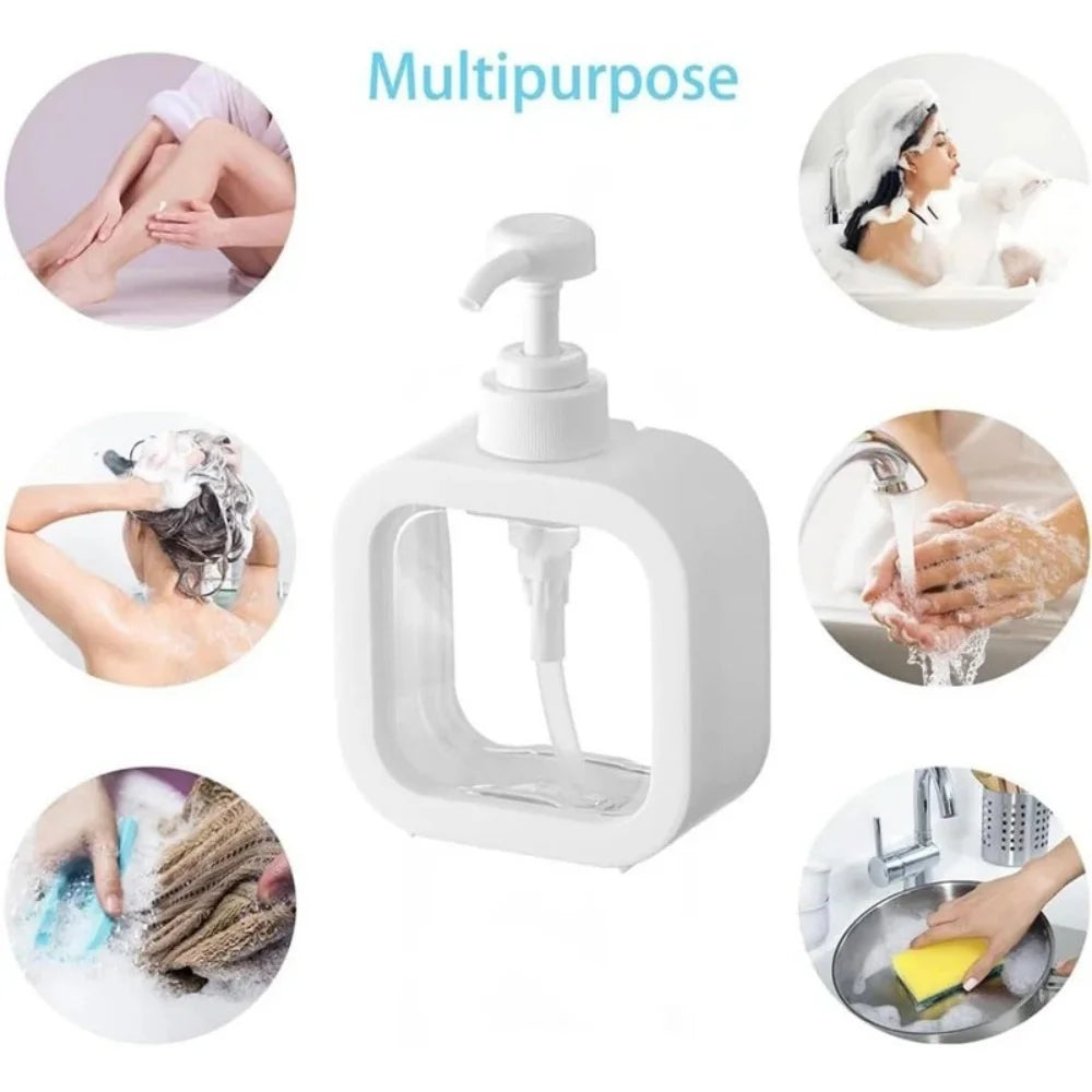 300 Or500ML Transparent Soap Dispenser Bottle