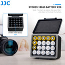 JJC Multi Slot Waterproof Battery Case for 18650/ AA/ AAA Batteries And Tester..