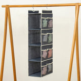 Hanging Non-woven Wardrobe Organizer With Optional Pockets And Drawers