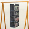 Hanging Non-woven Wardrobe Organizer With Optional Pockets And Drawers