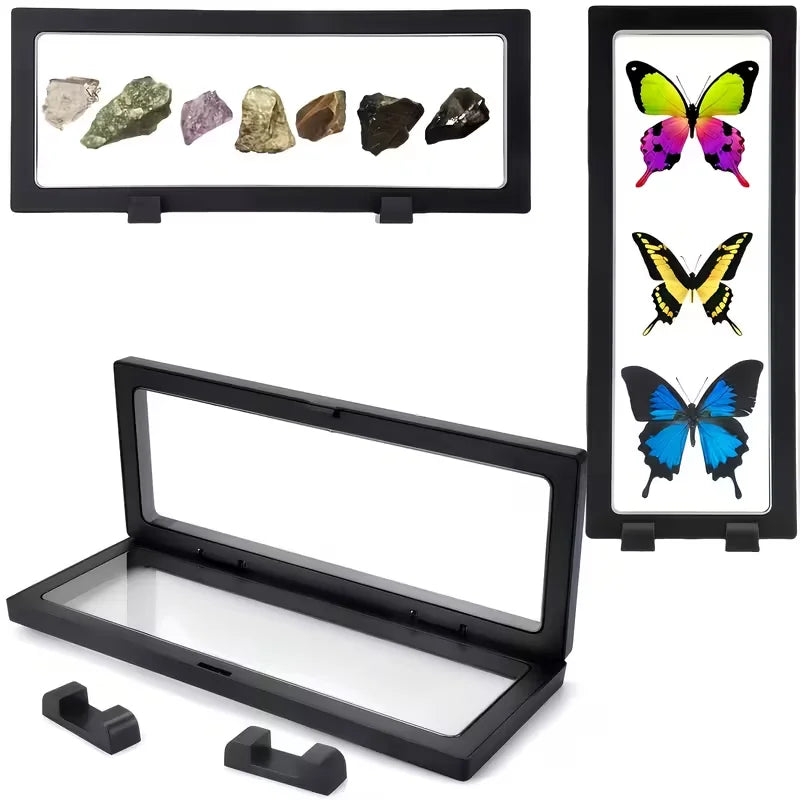 Reusable Floating Display Case For Insect Collection Coin Or Jewelry
