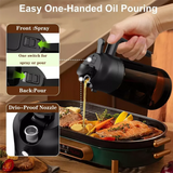 2-in-1 16 OZ Glass Leakproof Oil Sprayer & Dispenser For Cooking