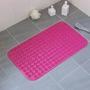 1PC PVC  Rectangle Soft Suction Cup Non-slip Bathtub Mats.