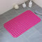 1PC PVC  Rectangle Soft Suction Cup Non-slip Bathtub Mats.