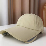 Men's Big Brim Breathable Retractable Sunshade Hat