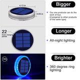 Solar Waterproof LED Dock Lighting IP68 Auto On/Off For Garden Or Driveway