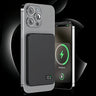 Ultra Thin MagSafe Wireless LED Display  Fast Charging Power Bank for iPhone Samsung And Airpods