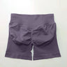 NCLAGEN 4.5" Women's  Low Ribbed Band Scrunch Butt Seamless Impact Shorts