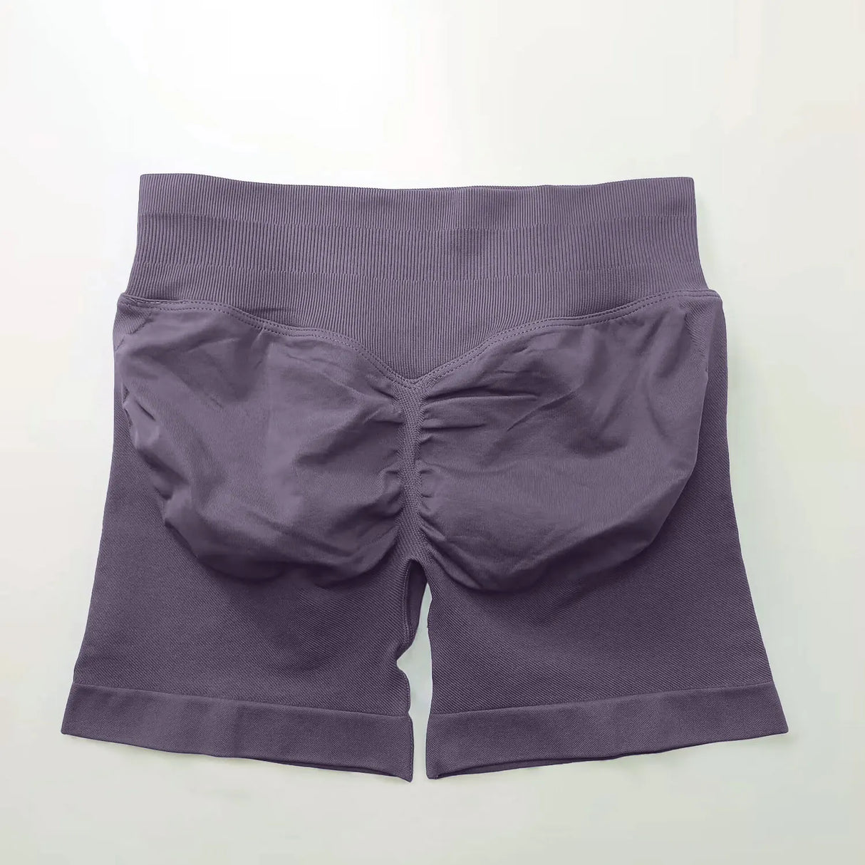 NCLAGEN 4.5" Women's  Low Ribbed Band Scrunch Butt Seamless Impact Shorts