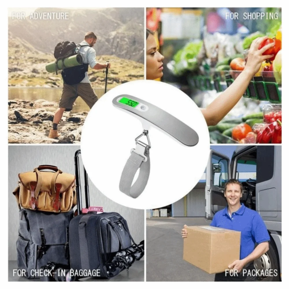 LCD Digital Display Handheld Luggage Scale