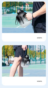 GIANXI  Plastic Sports Water Bottle With Straw
