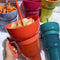 Stadium Tumble 2 In 1 Snack Bowl Drink Cup With Straw