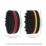 Oval Double Side Magic Twist Hair Sponge