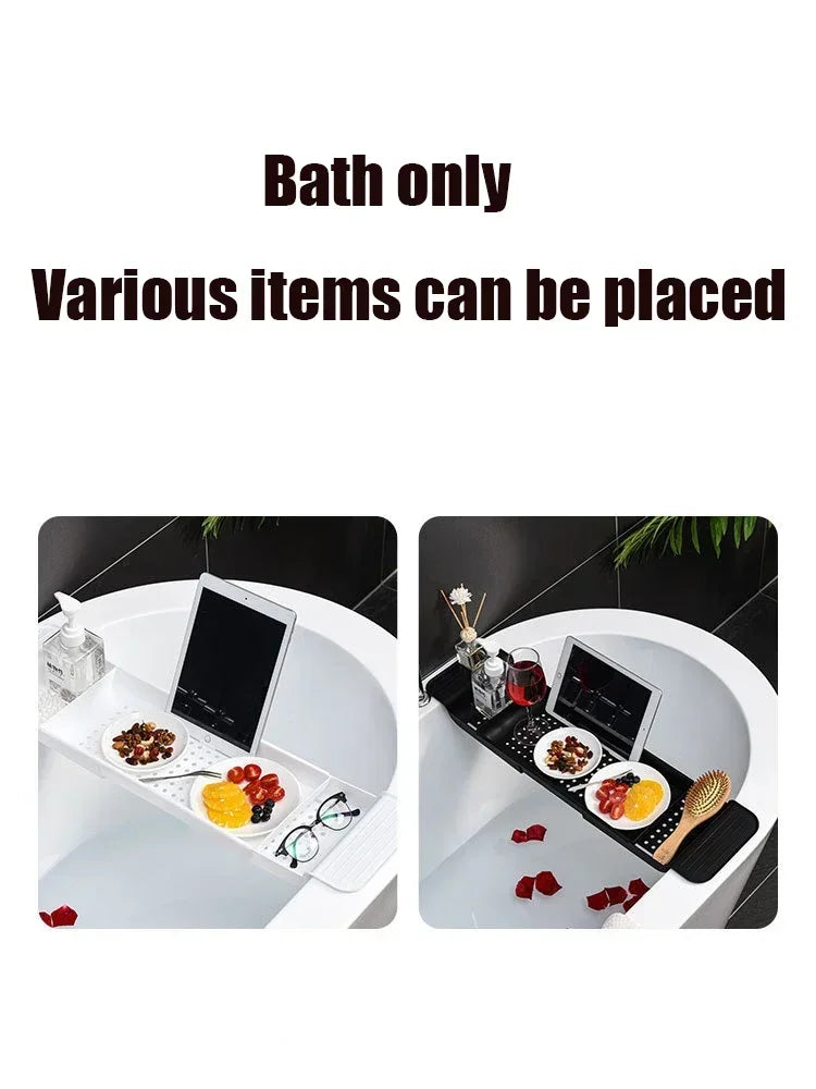 Extendable Bathtub Organizer Shelf