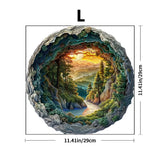 Flat Wooden Puzzles With 3D Visual Effect