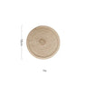 6pcs Round Woven Anti Slip Placemats Or Coasters