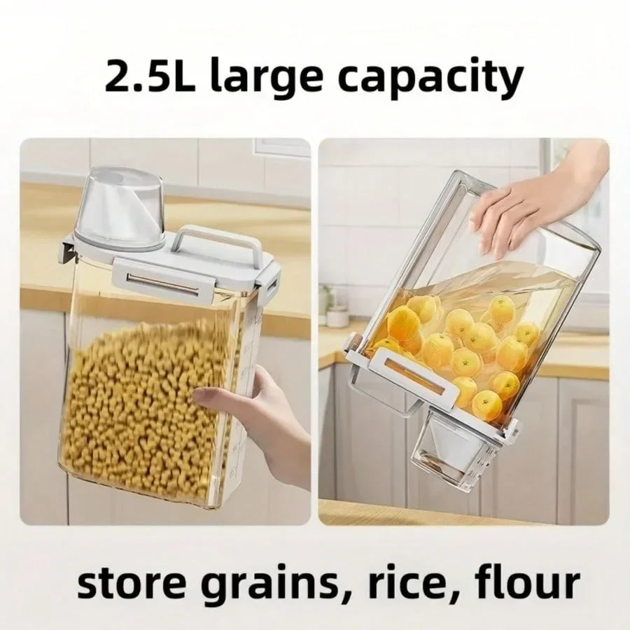 2.5L Covered Moisture-proof Sealed Storage Container