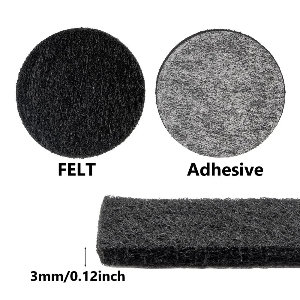 131PCS Round/Square Adhesive Felt Furniture Leg Pads