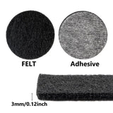 131PCS Round/Square Adhesive Felt Furniture Leg Pads