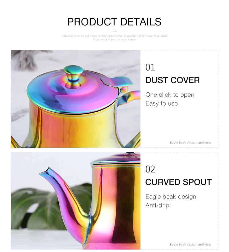 Stainless Steel Tea Pot With FIlter