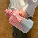 Plastic 2.4L Large Capacity Sports Water Bottle With Straw.