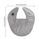 USB Heated Shoulder And Neck Padded Shawl With 3 Heat Settings