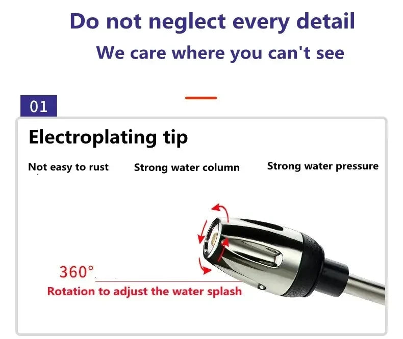 High Pressure Multi-Function Garden Nozzle with Soap Container