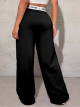 High Waisted Tummy Control Wide Leg Sweatpants