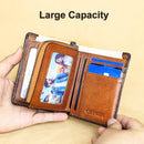 Men's Genuine Leather Rfid Protection Wallets.