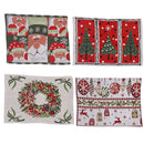 Holiday Season Decorative Woven Tapestry Placemats.