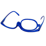 Women Folding Magnifying Glasses.  Excellent For Applying Makeup.  PC Frame +1.0~+4.0 Resin Lens.