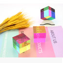 Crystal magic Color Cube Prism 30 50 60 40mm.