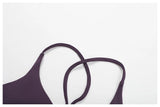 Women's Anti-Sweat Push Up Cross Shoulder Sports Bra