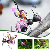 Solar LED Iron  Waterproof Hanging  Insect Tree Ornament