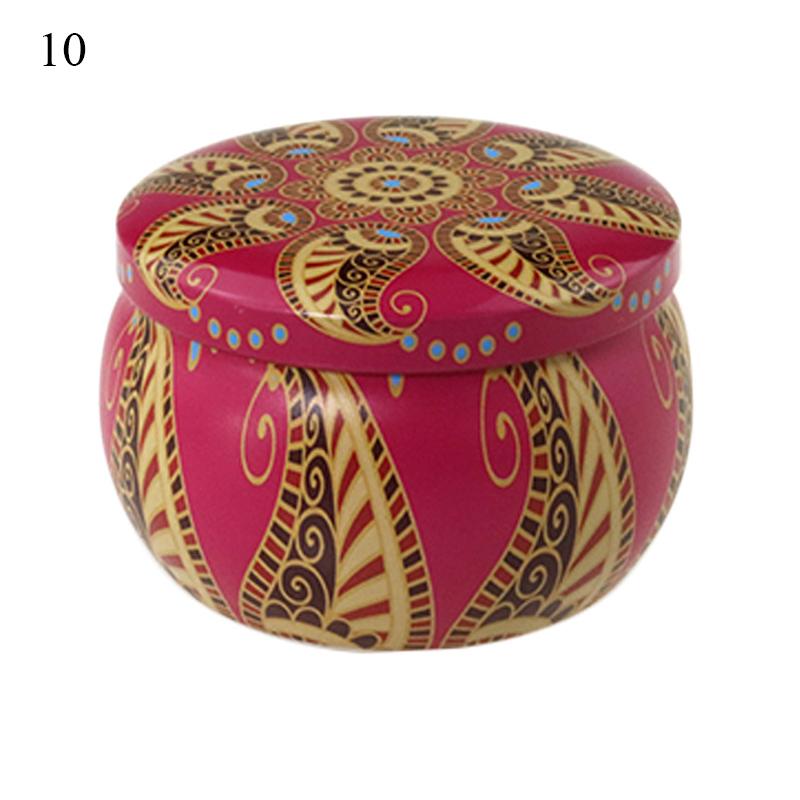 NEW Retro Floral Mini Tin Can For Aromatherapy Candle Making Containers, Coffee, Tea, Spices, Candy And Jewelry Storage Case.