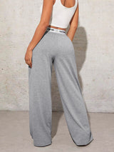 High Waisted Tummy Control Wide Leg Sweatpants