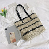 Women's Classic Straw Woven Beach Bag