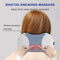 Electric U Shaped Soft Memory Foam, Heated Neck Massage Pillow.