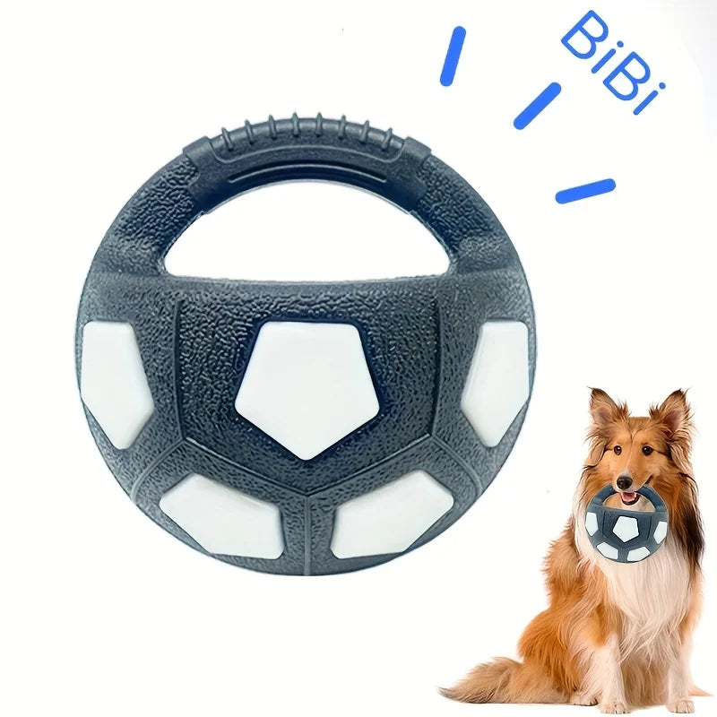 Pet's Soccer Ball With Carrying Handle For Throwing
