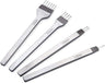 White Steel 3/4/5/6mm 1/2/4/6 Chisel Set For Leather Lacing Crafts
